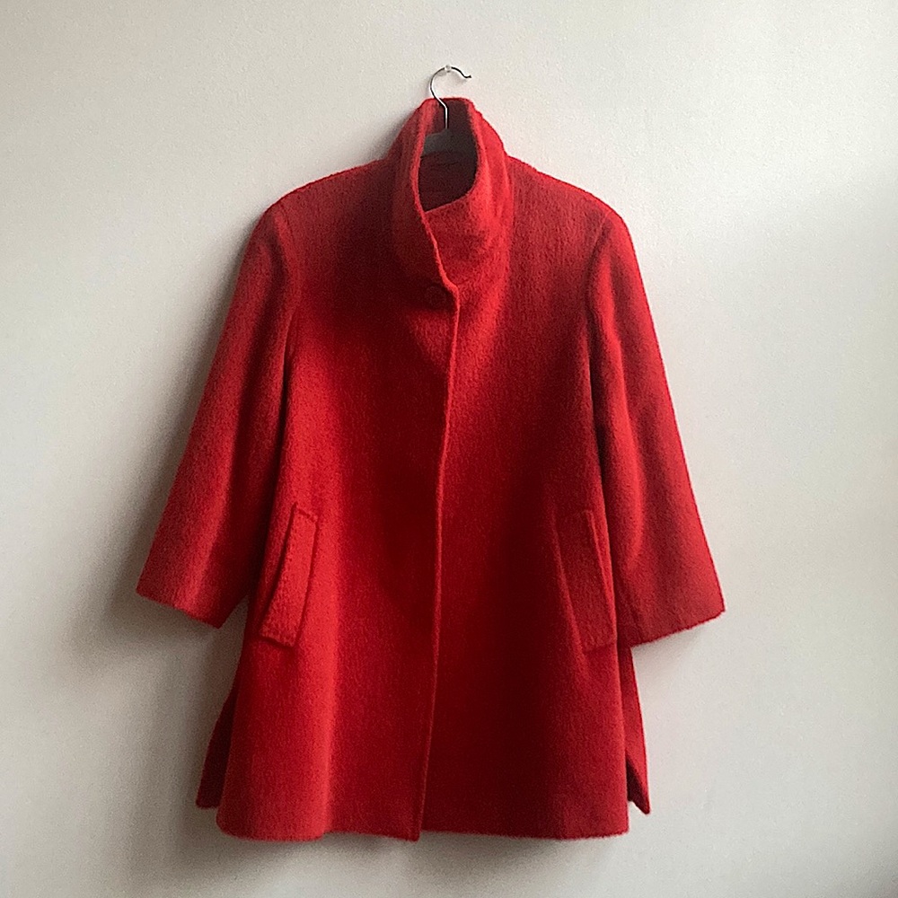 Red Coat Cinzia Rocca Size 8